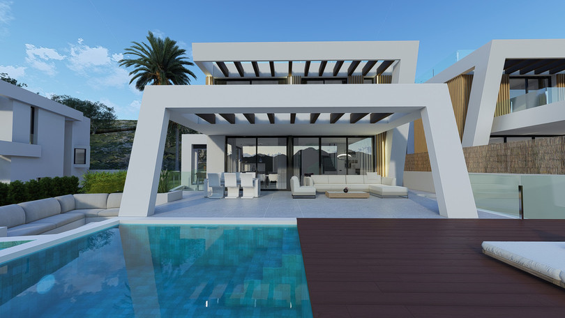 New Development: Prices from € 1,350,000 to € 1,350,000. [Beds: 4 - 4] [Baths: 4 - 4] [Built size: 459.00 m2 - 459.00 m2]