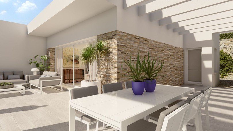 New development: Grecia, on the Costa Blanca, La Finca Golf area, one level houses